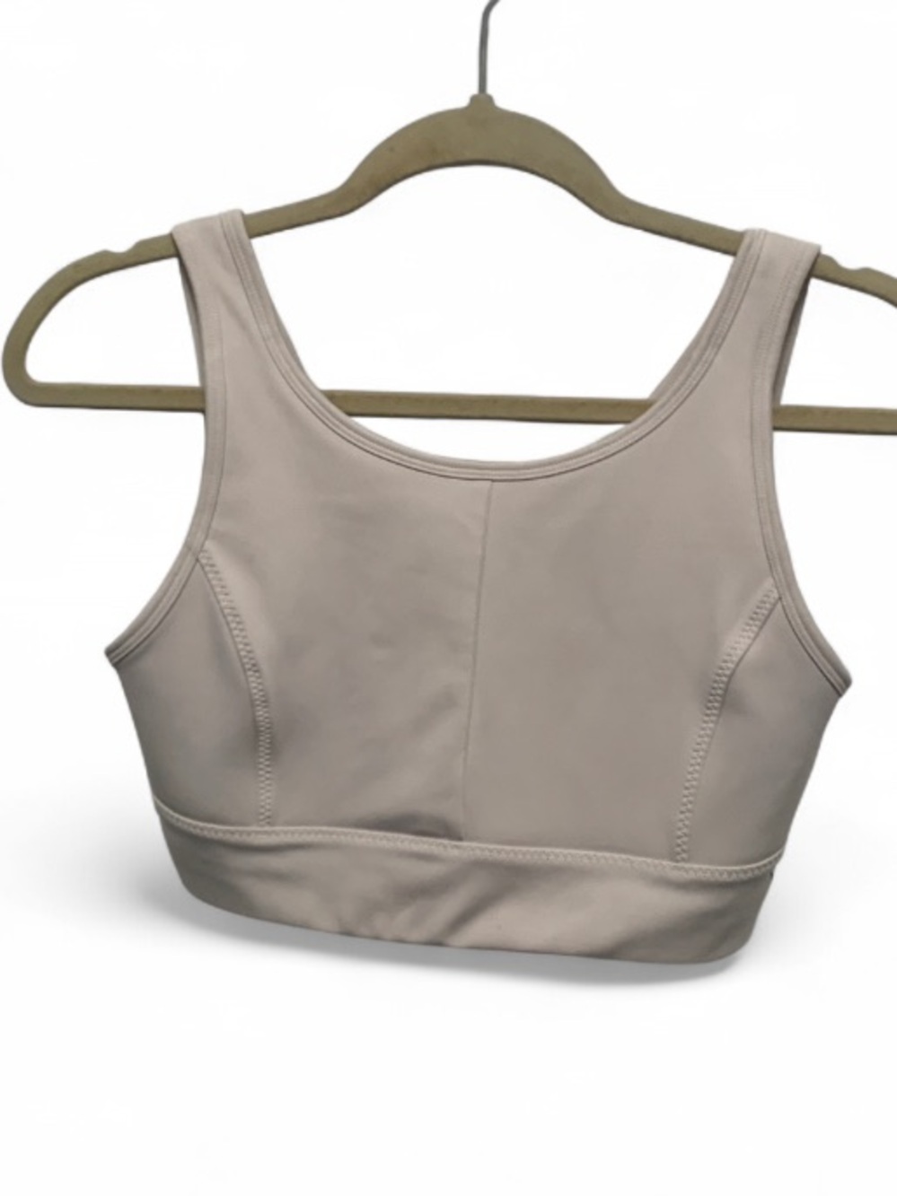 Nike White Cut Out Back Unlined Sports Bra